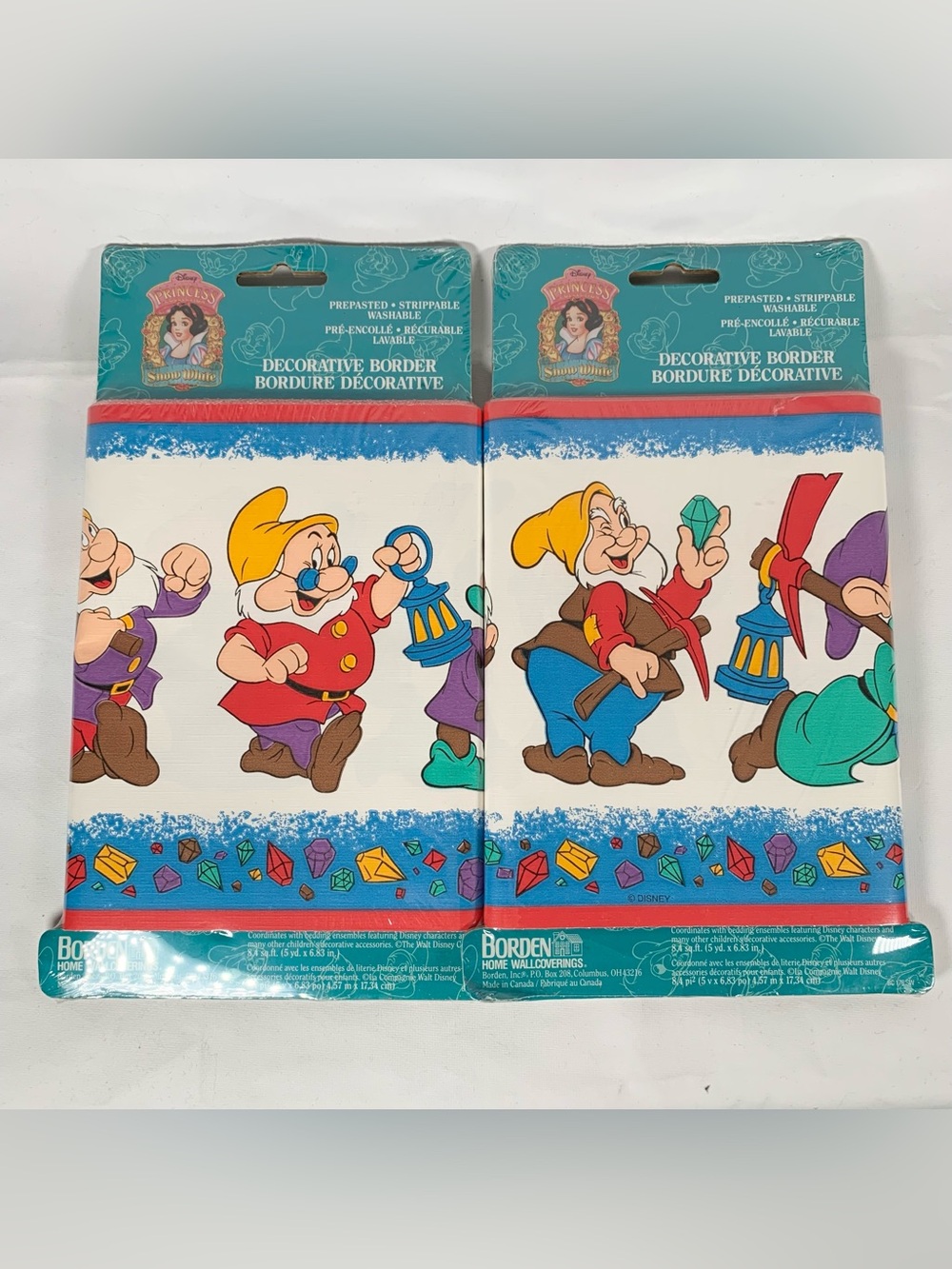Vintage Disney Snow White Decorative Wall Borders